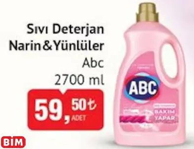 ABC   SIVI DETERJAN NARİN&YÜNLÜLER